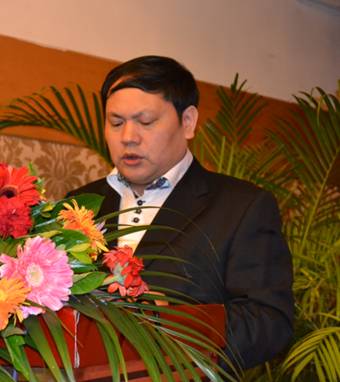 四川保宁醋公司董事长陈福生发言